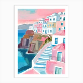 Santorini Print 3 Art Print