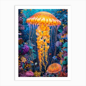 Jellyfish Art Print