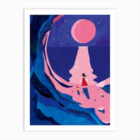 Moonlight Path Art Print