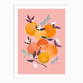 Seven Oranges Art Print