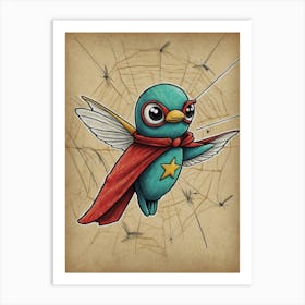 Super Bird Art Print