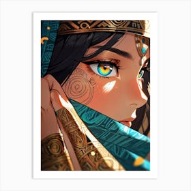 Egyptian Girl Art Print