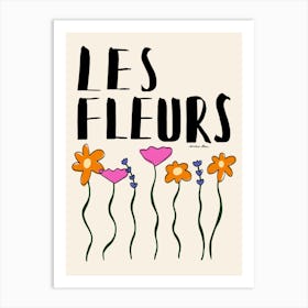 Les Fleurs Art Print