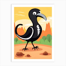 Bird In The Desert Art Print