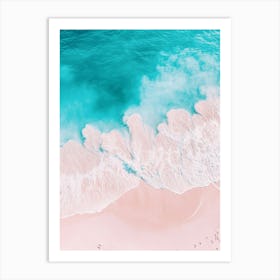 Pink Sand Beach Art Print