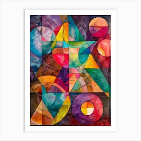 Abstract Painting 1240 Art Print