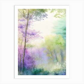Bernheim Arboretum And Research Forest, 1, Usa Pastel Watercolour Art Print