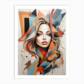 Abstract Of A Woman 5 Art Print