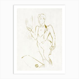 Mary Hamilton (1893), Henri de Toulouse-Lautrec Art Print