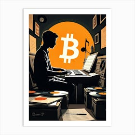 Bitcoin 2 Art Print