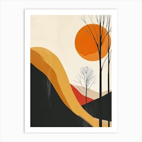 Autumn, Boho Style Art Print