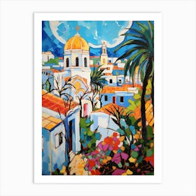 Tunis Tunisia 2 Fauvist Painting Art Print