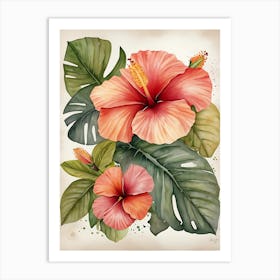 Hibiscus Art Print