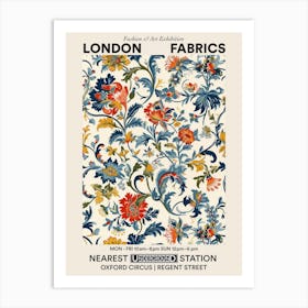 Poster Aster Amaze London Fabrics Floral Pattern 8 Art Print