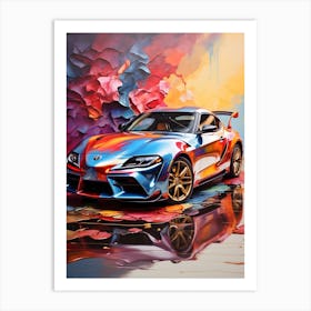 Toyota Supra 2 Art Print