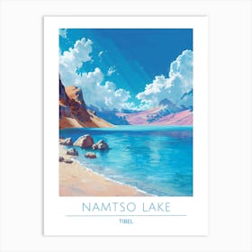 Namiso Lake Tibet Art Print