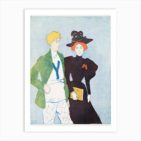 Harper S November (1894), Edward Penfield Art Print