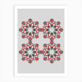 Snowflakes 1 Art Print