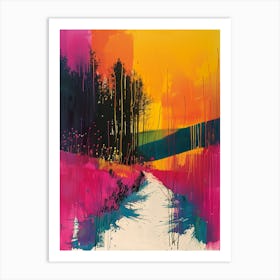 'Sunset Path' Art Print