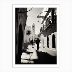 Sousse, Tunisia,, Mediterranean Black And White Photography Analogue 4 Art Print