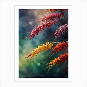 Autumn Flowers Hd Art Print