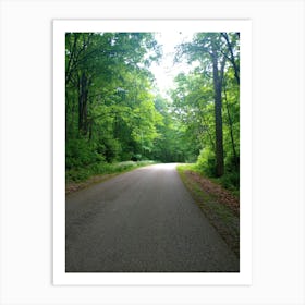 Taking The Road Less Traveled Art Print