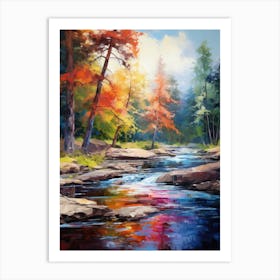 Autumn Stream 1 Art Print