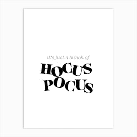 Hocus Pocus Art Print