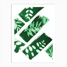 Green Leaves Art Print