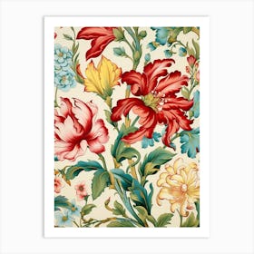 Floral Pattern 16 Art Print