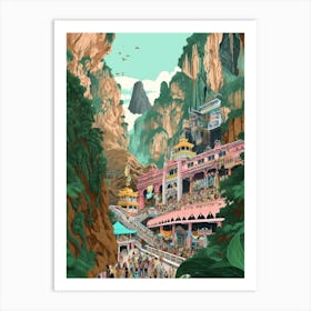 The Batu Caves Kuala Lumpar Art Print