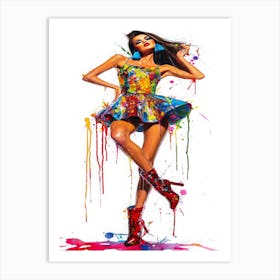 Models Art - Top Model USA Art Print