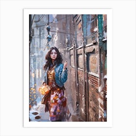 Street love Art Print