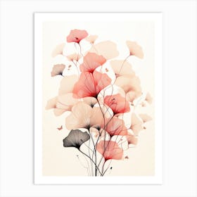 Ginkgo Flowers Art Print