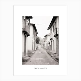 Poster Of Fethiye, Turkey, Photography In Black And White 1 Art Print