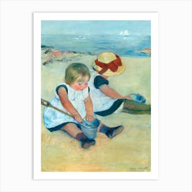 Children Playing On The Beach (1884), Mary Cassatt Art Print