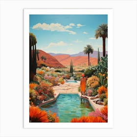 Tropical Pool Vibes 3 Art Print