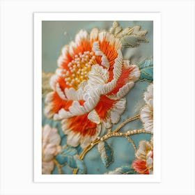 Chinese Embroidery 79 Art Print