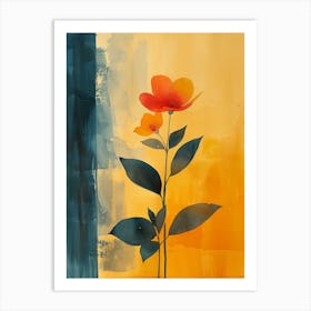 Orange Flower Art Print