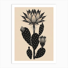 Cactus Flower Art Print