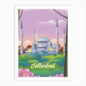 Istanbul Mosque Art Print