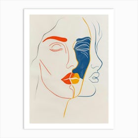 'Two Faces' 3 Art Print