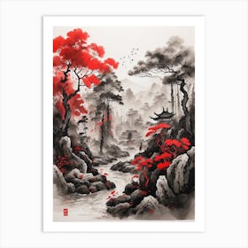 Asian Landscape 5 Art Print