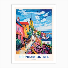 Burnham On Sea England 2 Uk Travel Poster Art Print