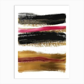 Abstract Brushstrokes Canvas Print 17 Art Print