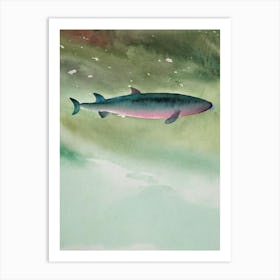 Sperm Whale Storybook Watercolour Art Print