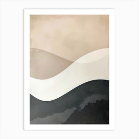 Subtle Echo Minimalist Style Art Print