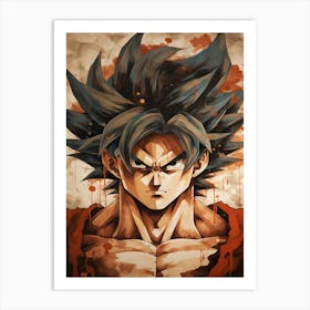 Dragon Ball Z Wallpaper 31 Art Print