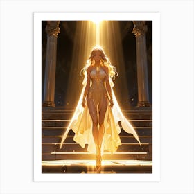 Golden Goddess 1 Art Print