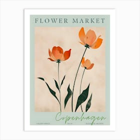 Flower Market - Cologne Art Print